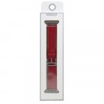 Wholesale Fashion Leather Strap Wristband Replacement for Apple Watch Series 8/7/6/5/4/3/2/1/SE - 41MM/40MM/38MM (Red)
